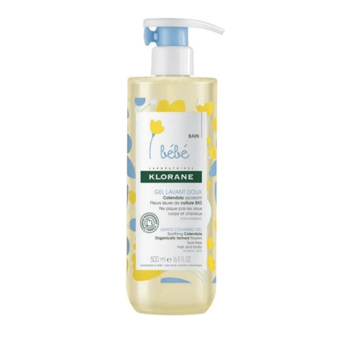 Klorane Bebe Gentle Cleansing Gel Απαλό Τζελ Καθαρισμού Καλέντουλας για Βρέφη, 500ml