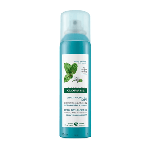 Klorane Aquatique Menthe Dry Shampoo Σαμπουάν για Αποτοξίνωση, 150ml