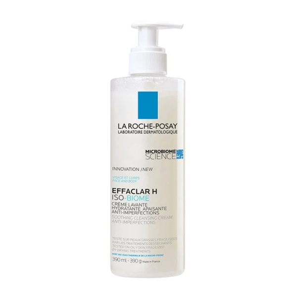 La Roche Posay Effaclar H Iso-Biome Creme Lavante Hydratante, 390ml