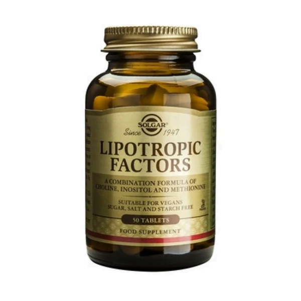 Solgar Lipotropic Έλεγχος Σωματικού Βάρους, 50Δισκία