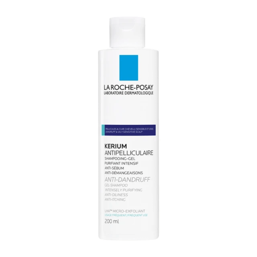 La Roche Posay Kerium Gel Shampoo Anti-dandruff, 200ml