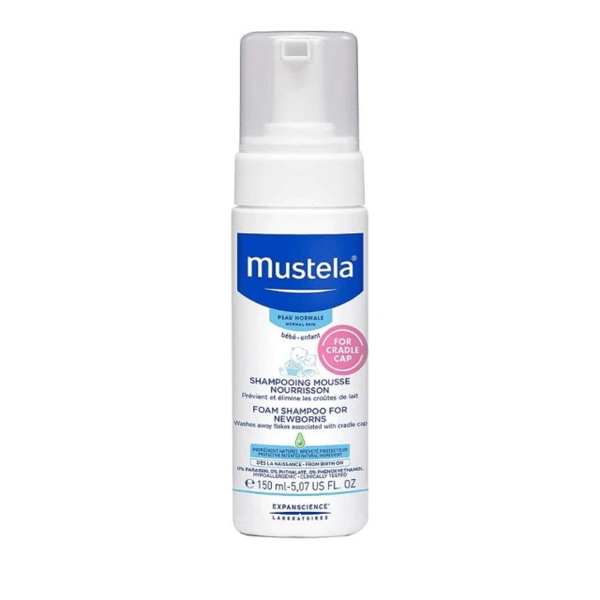 Mustela Foam Shampoo for Newborns Βρεφικό Σαμπουάν σε Μορφή Αφρού, 150ml