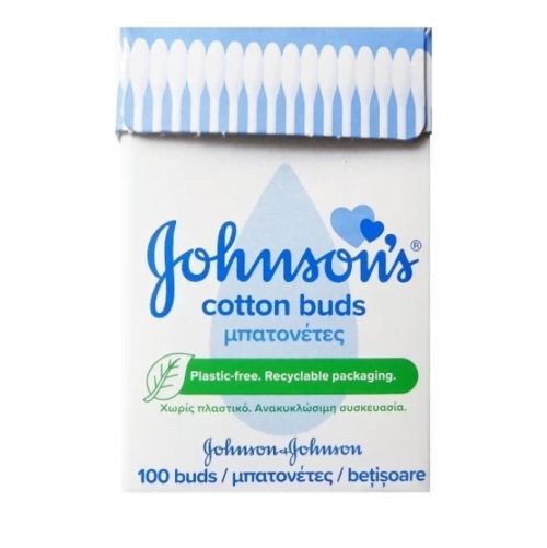 Johnson's Cotton Buds Μπατονέτες, 100 Τεμάχια