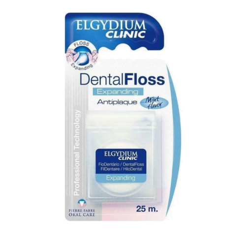 Elgydium Dental Floss Expanding Antiplaque Οδοντικό Νήμα, 25m