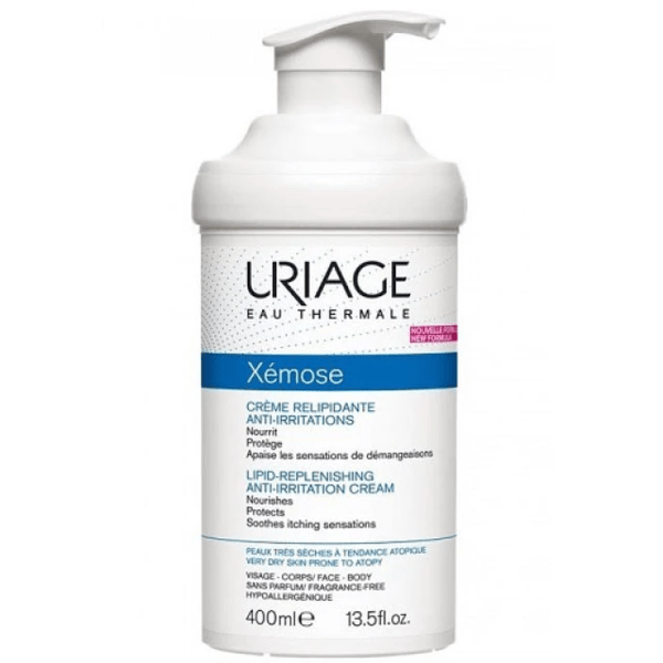 Uriage Xemose Cream Μαλακτική Κρέμα Προσώπου & Σώματος για Δέρμα με Τάση Ατοπίας, 400ml