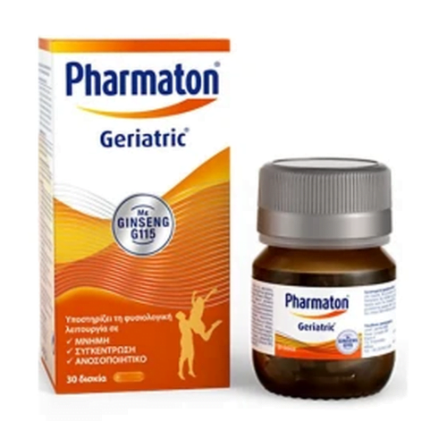 Pharmaton Geriatric Συμπλήρωμα Διατροφής με Ginseng G115, 30Δισκία
