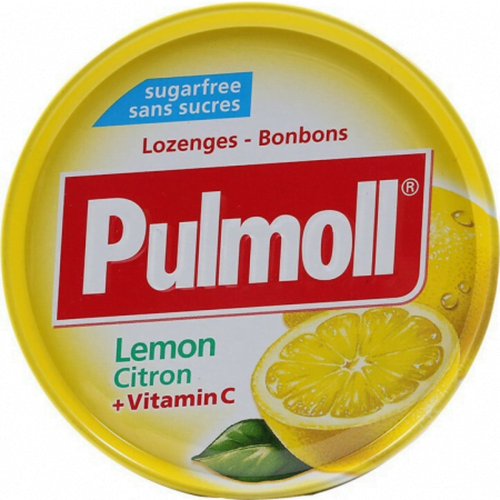 Pulmoll Vitamin C Καραμέλες χωρίς Γλουτένη Λεμόνι, 45gr