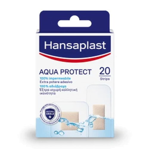 Hansaplast Aqua Protect Επιθέματα 100% Αδιάβροχα, 20 Τεμάχια