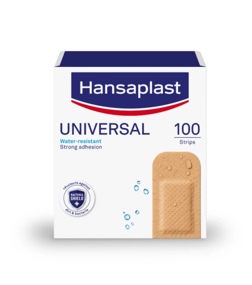 Hansaplast Επιθέματα Ανθεκτικά Στο Νερό 3X7.2 Cm, 100 Τεμάχια