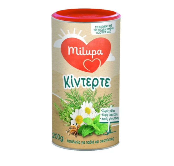 Milupa Ρόφημα Βοτάνων Κίντερτε για 6+m, 200gr