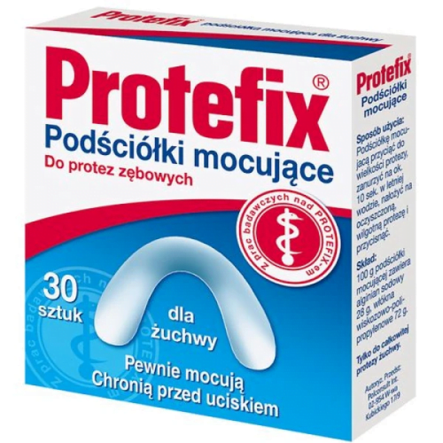Protefix Επικολλητικά Φύλλα για την Κάτω Οδοντοστοιχία, 30 Τεμάχια