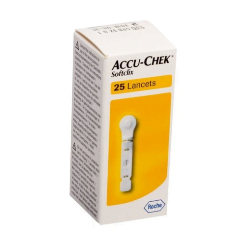 Roche Accu-Chek SoftClix Βελόνες μέτρησης Σακχάρου, 25 Τεμάχια