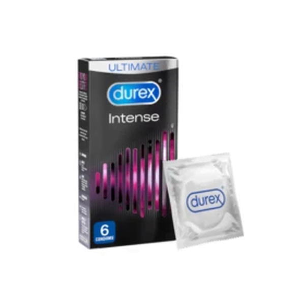 Durex Intense Προφυλακτικά με Διεγερτική Υφή, 6Τεμάχια