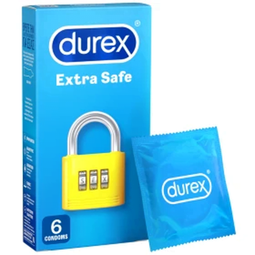 Durex Extra Safe Προφυλακτικά, 6Τεμάχια