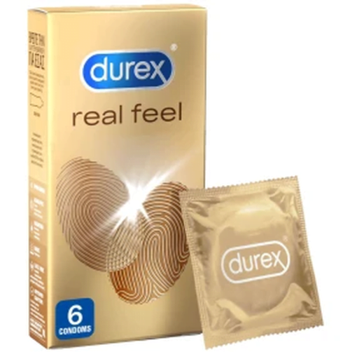 Durex Real Feel Προφυλακτικά Φυσικής Αίσθησης, 6Τεμάχια