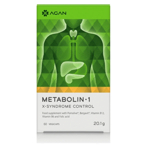 Agan Metabolin 1 Για Μεταβολικό Σύνδρομο, 60Φυτικές Κάψουλες