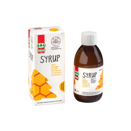 Kaiser Throat Syrup Αρωματικό Σιρόπι για τον Ερεθισμένο Λαιμό και το Βήχα, 200ml
