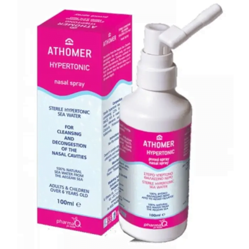 Athomer Hypertonic Υπέρτονο Διάλυμα Θαλασσινού Νερού, 100ml