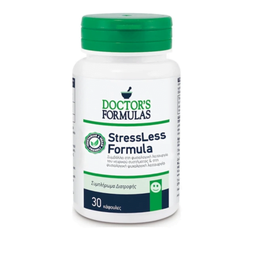 Doctor's Formula StressLess Formula Φόρμουλα Για τη Φυσιολογική Ψυχολογική Λειτουργία, 30 Κάψουλες