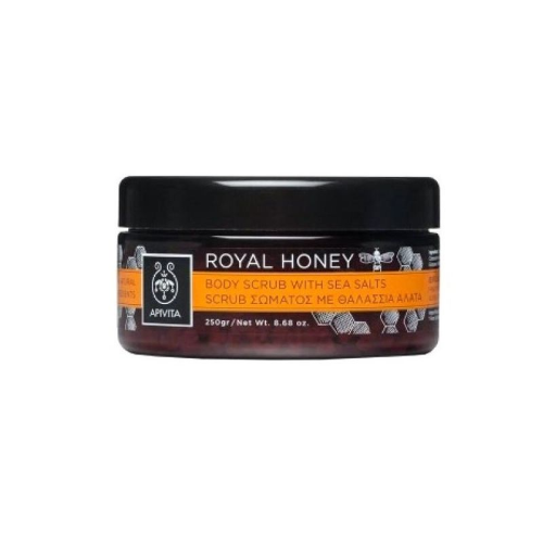 Apivita Royal Honey Scrub Σώματος Θαλάσσια Άλατα και Μέλι, 200ml