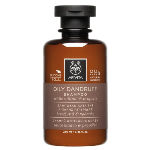 Apivita Oily Dandruff Σαμπουάν Λευκή Ιτιά & Πρόπολη, 250ml