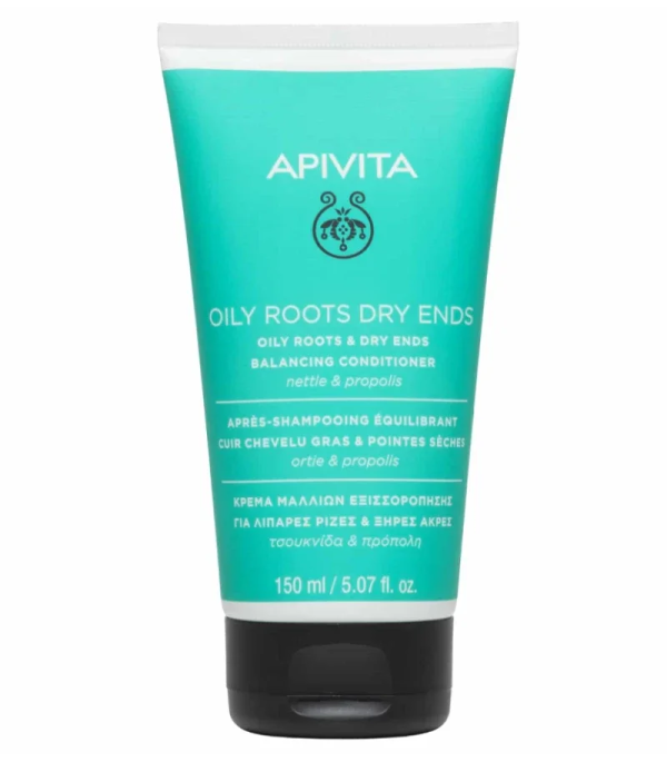 Apivita Oily Roots Dry Ends Κρέμα Μαλλιών Τσουκνίδα & Πρόπολη, 150ml