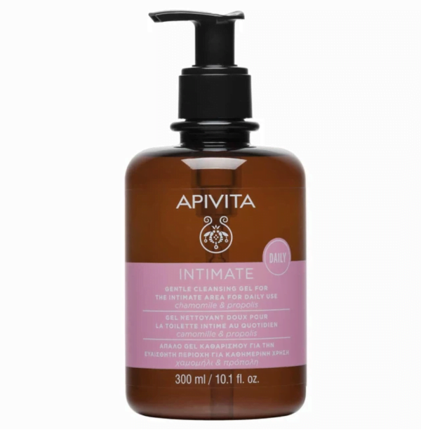 Apivita Intimate Απαλό Gel Καθαρισμού Χαμομήλι & Πρόπολη, 300ml