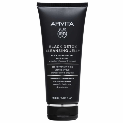 Apivita Black Detox Gel Καθαρισμού, 150ml