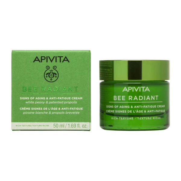 Apivita Bee Radiant Αντιγηραντική Κρέμα, 50ml