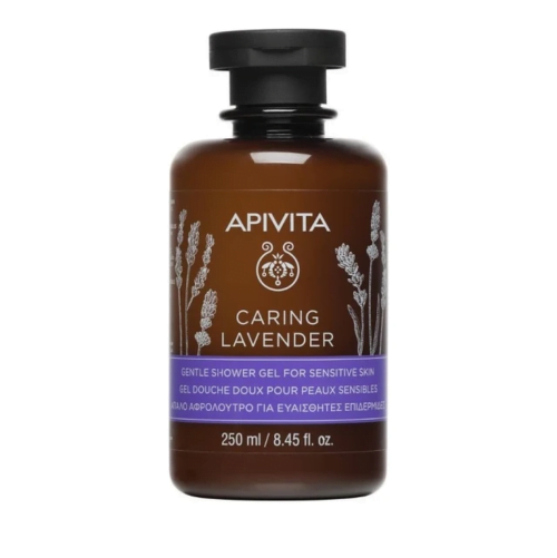 Apivita Caring Lavender Αφρόλουτρο, 250ml