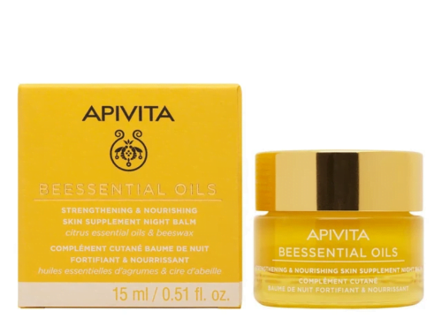 Apivita Beessential Oils Balm Νύχτας, 15ml