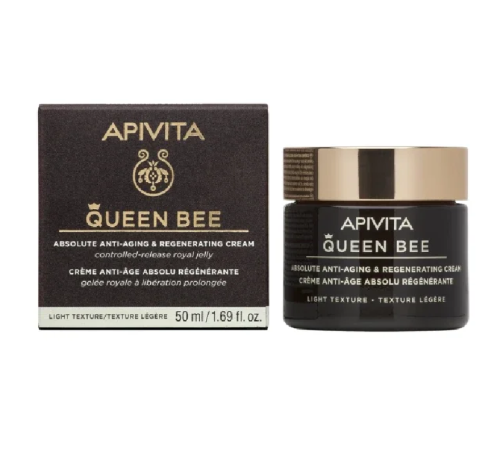 Apivita Queen Bee Light Kρέμα Αντιγήρανσης, 50ml