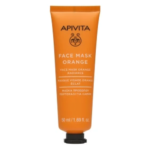 Apivita Orange Μάσκα Προσώπου Λάμψης Πορτοκάλι, 50ml