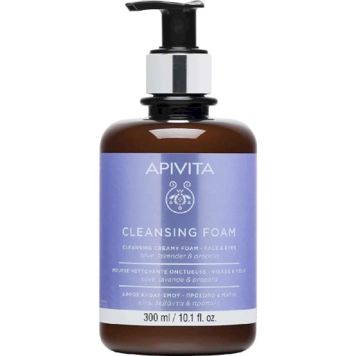 Apivita Cleansing Foam Αφρός Καθαρισμού, 300ml