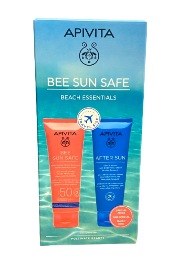 Apivita Αντηλιακό γαλάκτωμα σώματος SPF50, 100ml & 2ο Προϊόν