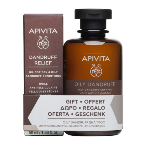 Apivita Promo Dandruff Relief Λάδι Κατά της Ξηροδερμίας, 50ml & Δώρο
