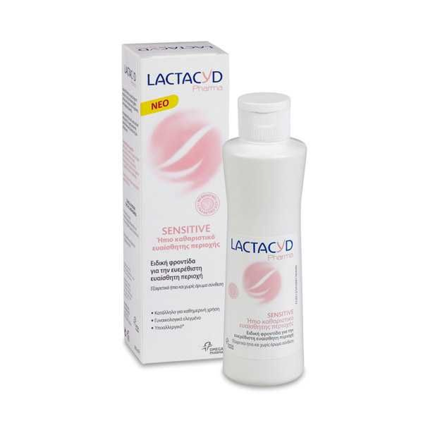 Lactacyd Pharma Sensitive Καθαριστικό Ευαίσθητης Περιοχής για Ευαίσθητες Επιδερμίδες, 250ml