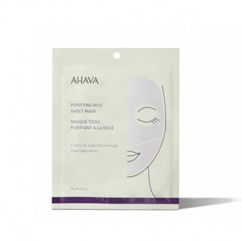 Ahava Purifying Mud Sheet Mask Μάσκα Προσώπου Με Λάσπη, 18g