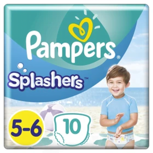Pampers Splashers Πάνες-Μαγιό Μέγεθος 5-6 14+kg, 10Τεμάχια