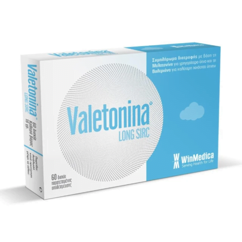 Winmedica Valetonina Συμπλήρωμα Διατροφής με Μελατονίνη & Βαλεριάνα, 60 Δισκία