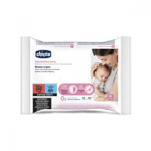 Chicco Breast Wipes 16τμχ | Μαντηλάκια Στήθους