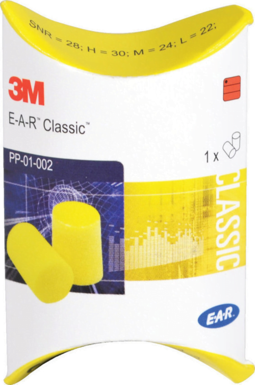 3M Ear Classic Ωτοασπίδες Αφρολέξ, 1Τεμάχιο