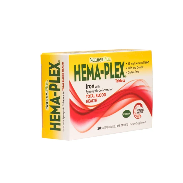 Nature's Plus Hema Plex Αιματική Φόρμουλα, 30 Δισκία