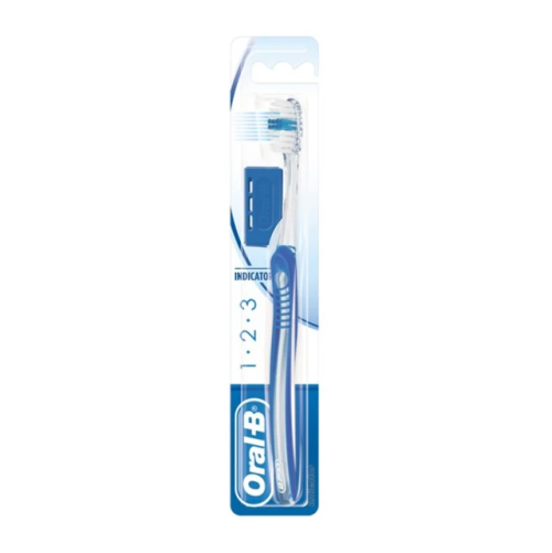 Oral B Indicator 1-2-3 35mm Οδοντόβουρτσα χειρός Μέτρια