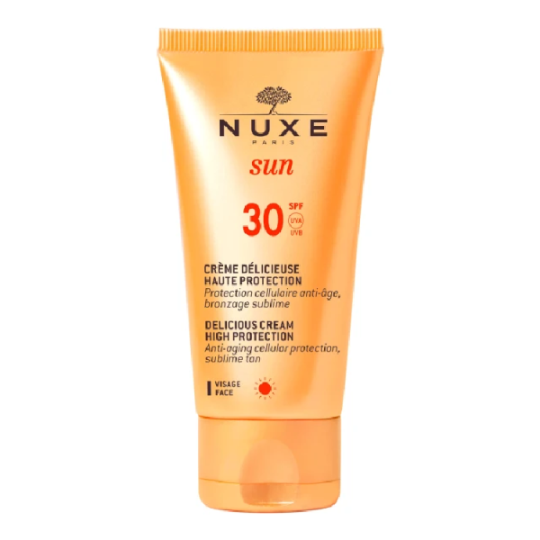 Nuxe Sun Delicious Cream Αντηλιακή Κρέμα Προσώπου SPF30, 50ml