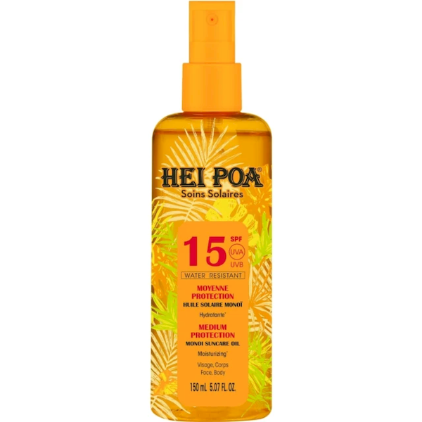 Hei Poa Monoi Suncare Oil Αντηλιακό Λάδι SPF15