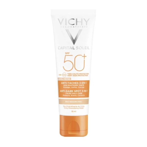 Vichy Αντιηλιακή Κρέμα Προσώπου με Χρώμα SPF50+, 50ml