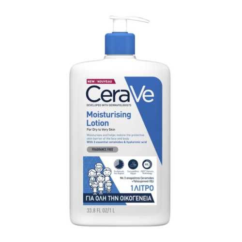 Cerave Moisturising Lotion Ενυδατικό Γαλάκτωμα για Ξηρό/Πολύ Ξηρό Δέρμα, 1L