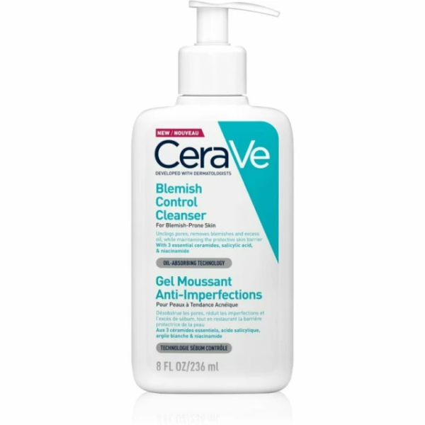 CeraVe Blemish Control Face Cleanser Τζελ Καθαρισμού Προσώπου, 236ml