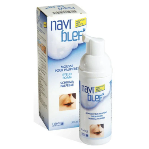 Novax Naviblef Daily Care Αντιφλεγμονώδης Αφρός Καθαρισμού Ματιών, 50ml